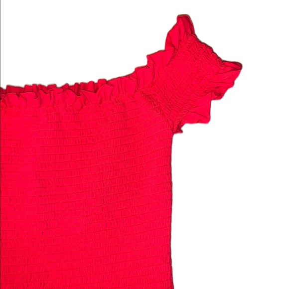 NWOT⚡️Glamorous Bodycon Ruched Detail Ruffle Dress - Picture 3 of 6